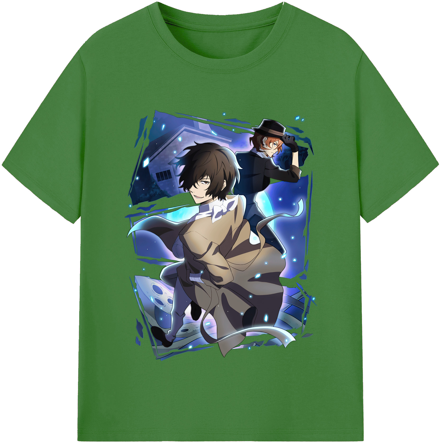 （画像用） 文豪ストレイドッグス Bungo Stray Dogs レディースカジュアルプリントTシャツ（綿100％）